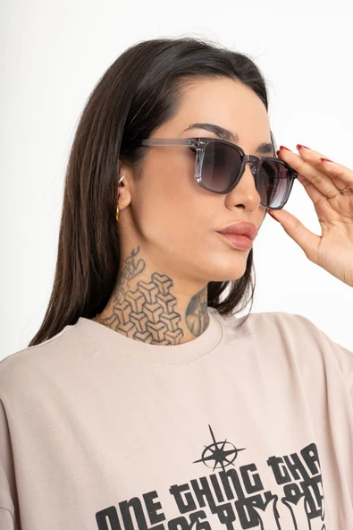 Cateye Kare Cris Model Unisex Güneş Gözlüğü UV400 - RG23043 - 2