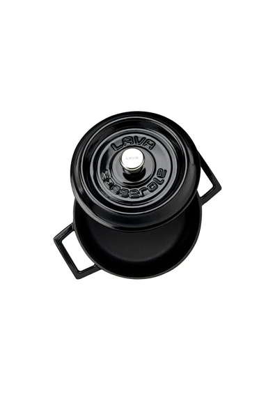 Lava Döküm Yuvarlak Tencere. Trendy Çap 20cm. - 3