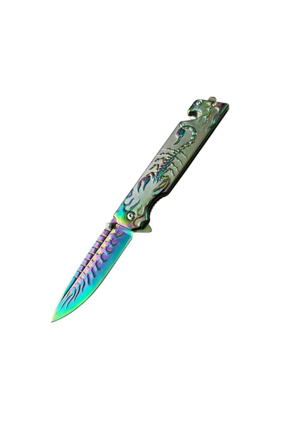 Akrep Motifli Çelik Çakı ürün görseli