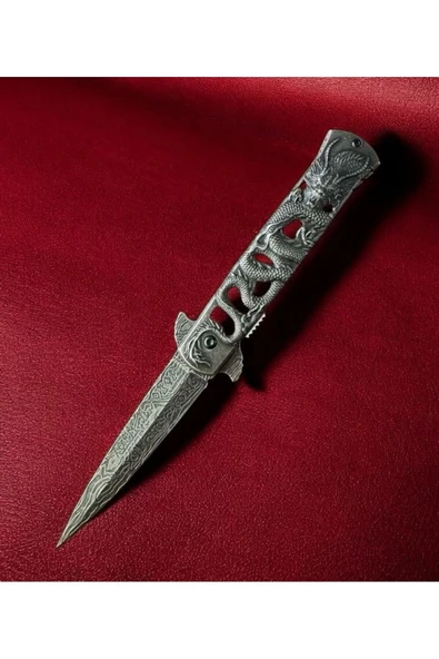 Dragon Damasgus Çelik Çakı - Resim 3
