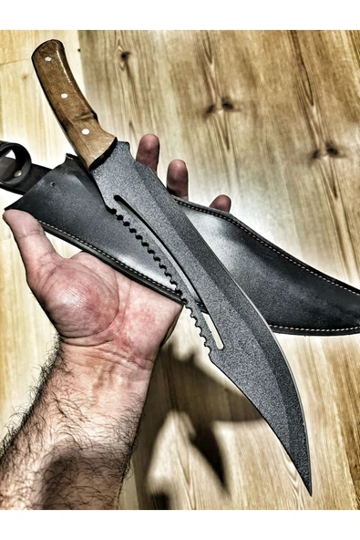 Ahşap Kabze Siyah Sallama Bıçak ürün görseli