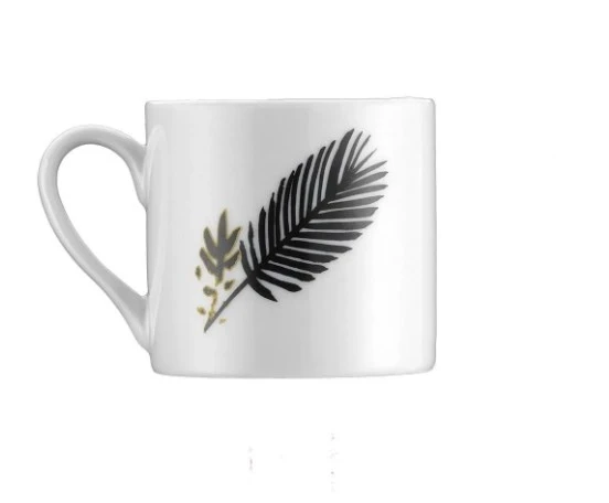 Kütahya Porselen Golden Leaf 12 Parça 6 Kişilik Kahve Fincan Takımı - 2
