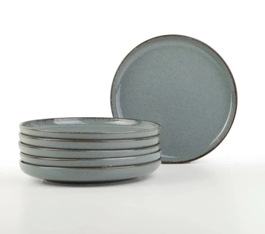 Kütahya Porselen Moderna 6 Parça 19cm Pasta Tabağı Mavi - 2