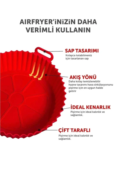 Hane Airfryer Silikon Pişirme Kabı - 4