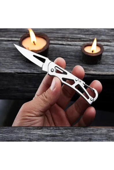 Mini Paslanmaz Çelik Cep Çakısı - Resim 4