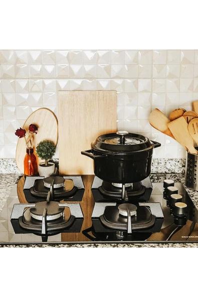 Lava Döküm Yuvarlak Tencere. Trendy Çap 20cm. - 4