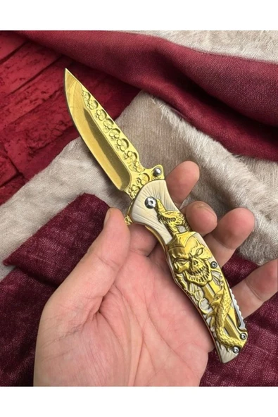 Gold Kuru Kafa Çelik Çakı