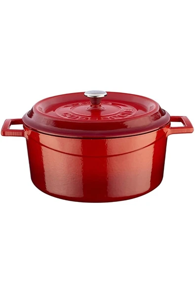 Lava Döküm Yuvarlak Tencere. Trendy Çap(Ø) 24cm.