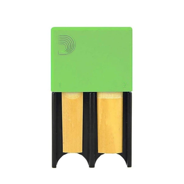 D\'Addario Sib Klarnet  Soprano ve Alto Saksafon Kamışı Kutusu- Yeşil