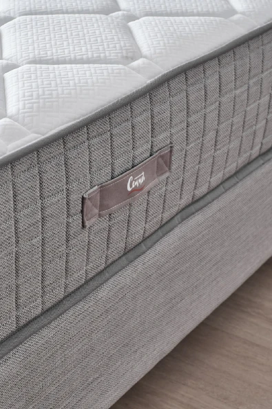 Cennet Yatak Mimoza Tek Kişilik Full Ortopedik Antibakteriyel Paket Yaylı Yatak - 2