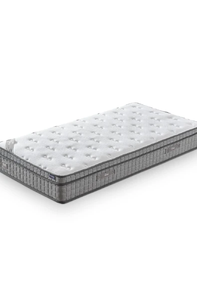 Melisa Tek Kişilik Sandıklı Baza + Full Ortopedik Antibakteriyel Visco Yatak + Başlık 3 lü Set - 3