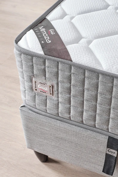 Mimoza Modeli Çift Kişilik Paket Yaylı Yatak Full Ortopedik ve Antibakteriyel Özellikli - 3