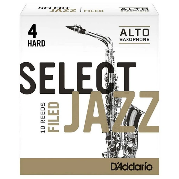 D\'Addario Woodwinds Select Jazz Alto Saksafon Kamışı No:4 Hard