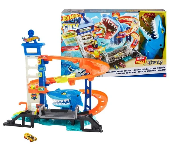 Hot Wheels City Köpek Balığından Kaçış HDP06