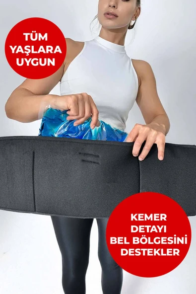 Özel Gün Regl Adet Karın Ağrı Kesici Giderici Termo Jelli Sıcak Soğuk Tutucu Isıtma Korsesi(EX-98) - 2