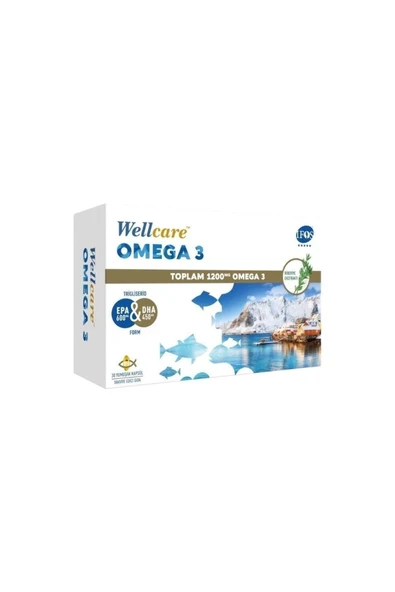 Omega3 Biberiye Ekstraktlı Balık Yağı 30 Yumuşak Kapsül