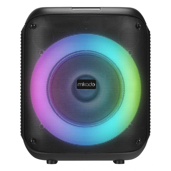 Mikado MD-BT51 BOMBIX 60W BT/USB/TF/TWS Led Işıklı Kafa Mikrofonlu Toplantı-Parti Hoparlörü - 2