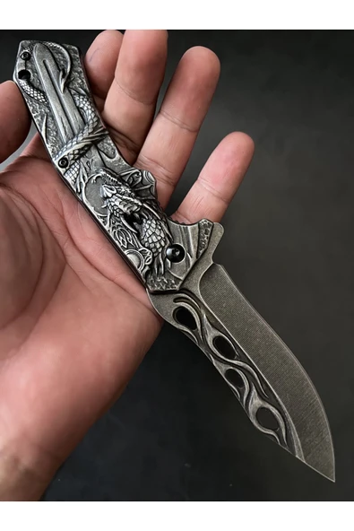 Ejder Motifli Otantik Çakı ürün görseli