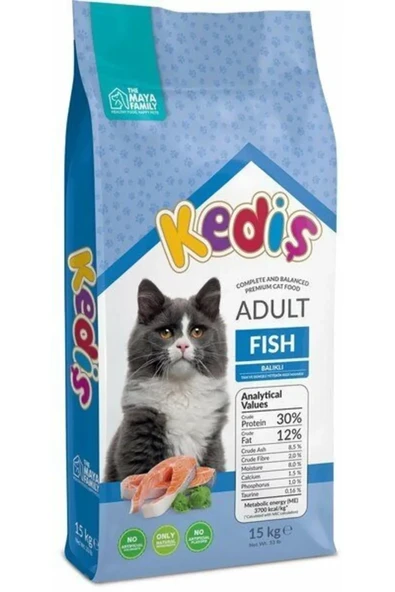 Yetişkin Kedi Maması Balıklı 15kg Tyc00794165749