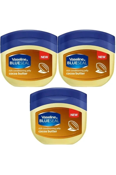 Vaseline Nemlendirici Jel Krem (vazelin) 100ml Cocoa Butter (3 Lü Set)