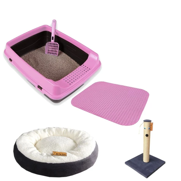 Timbox Başlangıç Set Açık Tuvalet,Yatak,Tırmalama,Paspas (Kürek Hediyeli) - 5