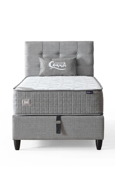 Cennet Yatak Mimoza Tek Kişilik Full Ortopedik Antibakteriyel Paket Yaylı Yatak - 7