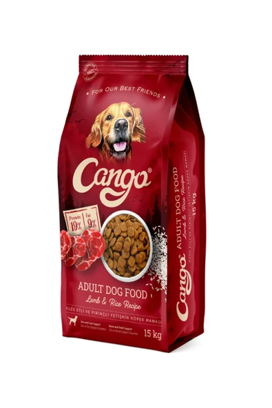 Cango Yetişkin Köpek Maması Kuzu Etli Pirinçli 15kg