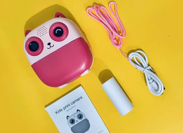 Çocuklar İçin Foto Baskı Yapabilen Dijital Eğlence Kamerası Full HD - 2