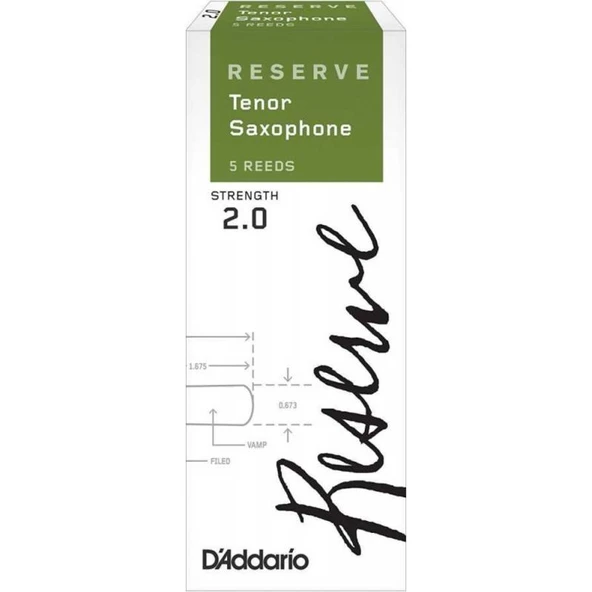 D\'Addario Woodwinds Reserve DKR0520 Tenor Saksafon Kamışı No:2