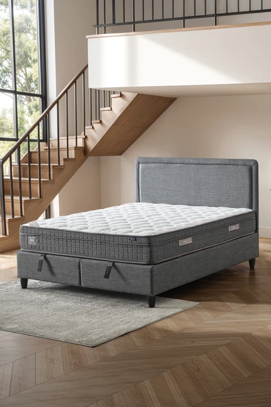 Cennet Yatak Melisa Çift Kişilik Antibakteriyel Full Ortopedik Paket Visco Yaylı Yatak - Resim 11