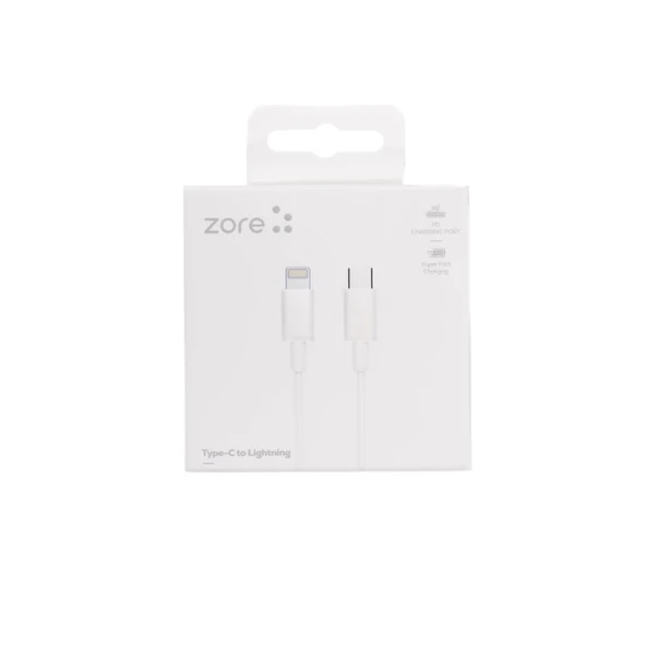Zore Type-C to Lightning PD Hızlı Şarj Özellikli Data ve Şarj Kablosu-1Metre