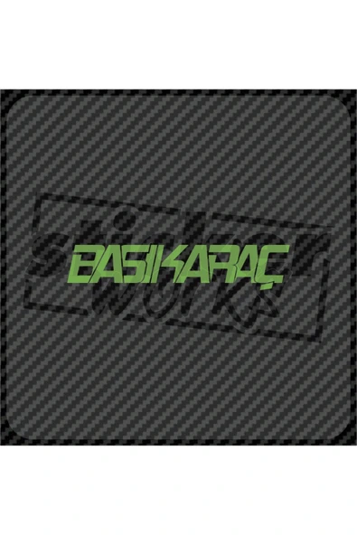 Basık Araç Sticker ürün görseli 1