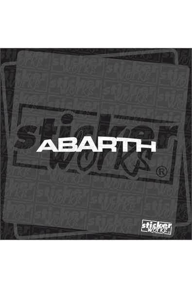 Ön Cam Abarth Sticker - Resim 9