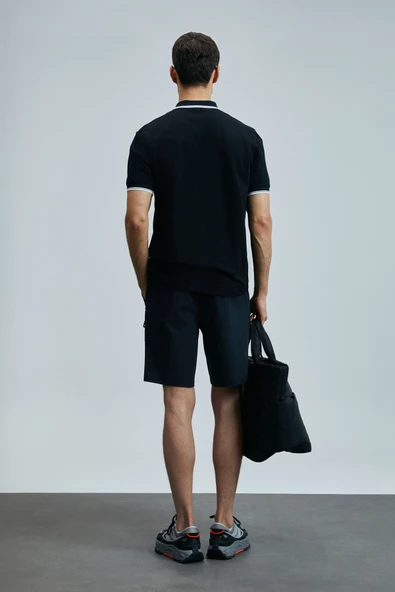 Lufian 111040223 Sandor Smart Polo Yaka Tişort Erkek T-Shirt - 8