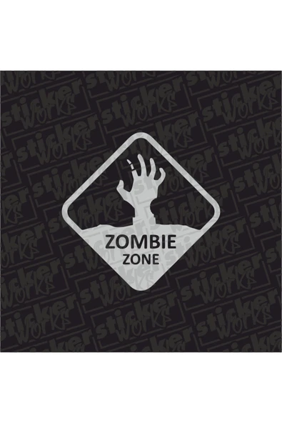 Zombie Zone Sticker - 6