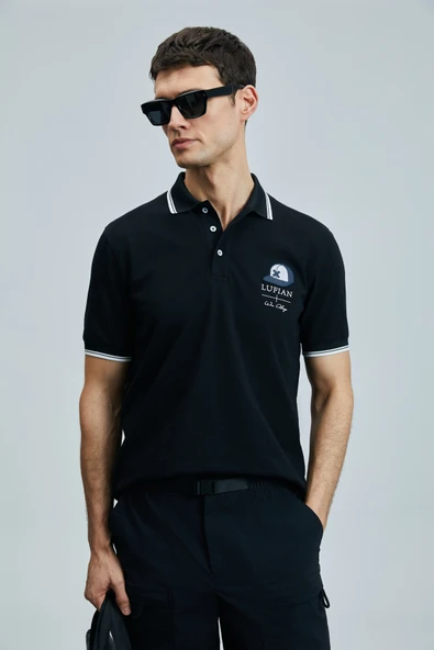 Lufian 111040223 Sandor Smart Polo Yaka Tişort Erkek T-Shirt