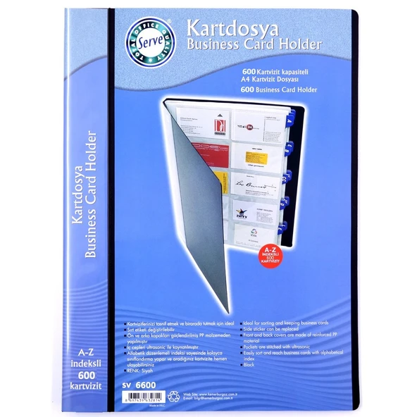 Ofis Tipi (600 adet'lik) Kartlık Kartvizitlik Dosya