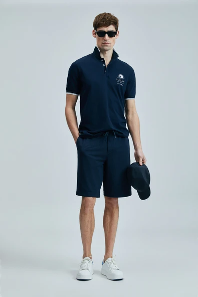 Lufian 111040223 Sandor Smart Polo Yaka Tişort Erkek T-Shirt - Resim 9