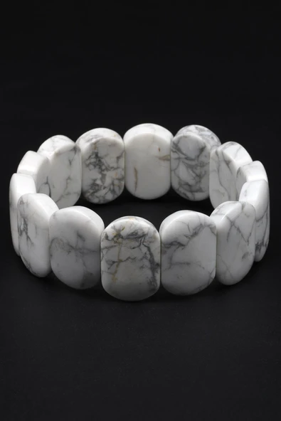 Havlit Doğal Taş Bileklik 16 x 24 mm Özel Kesim - Resim 2