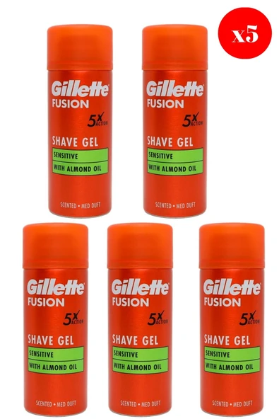 Gillette Fusion5 Ultra Sensitive Traş Jeli 75Ml X5 ADET