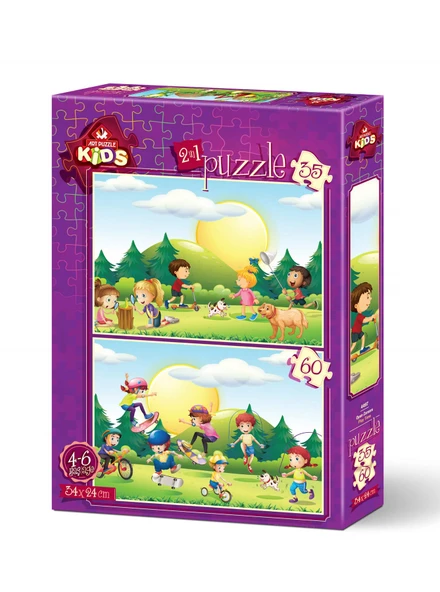 2 İn 1 60x30 Parça Puzzle 4970