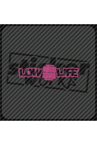 Ön Cam Low Life Sticker - 3