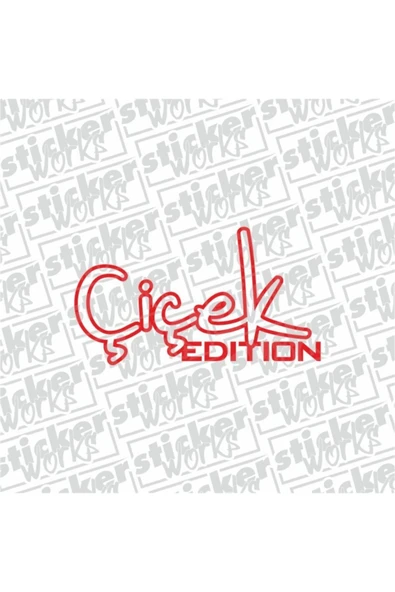 Çiçek Edition Sticker - Resim 7