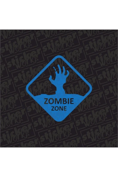 Zombie Zone Sticker - 9