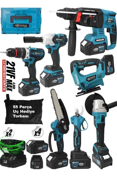 RETOOLS ULTRA 7Lİ PROFESYONEL MAKİNE SETİ