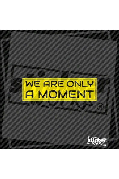 We Ara Only Moment Sticker - Resim 7