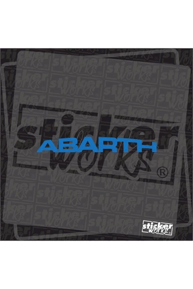 Ön Cam Abarth Sticker - Resim 12