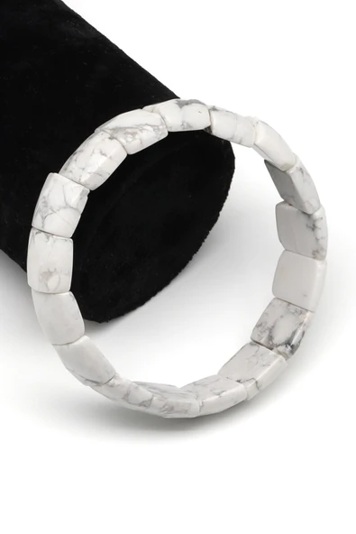 Havlit Doğal Taş Bileklik 12 x 14 mm Özel Kesim ürün görseli