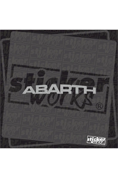 Ön Cam Abarth Sticker - Resim 6