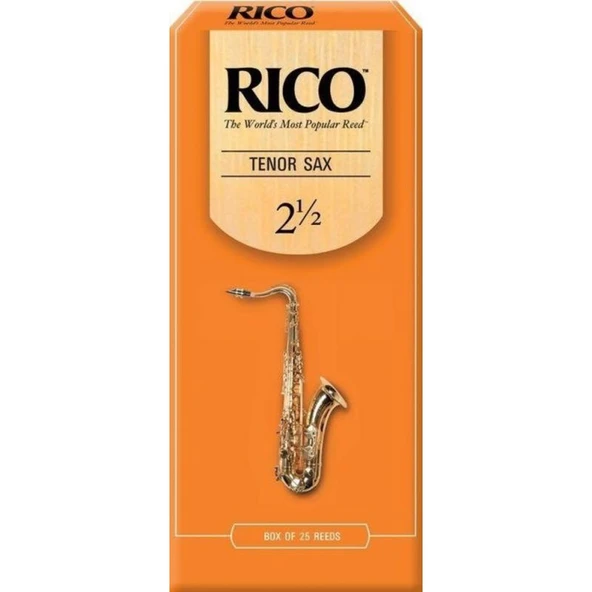 D\'Addario Woodwinds Rico RKA2525 Tenor Saksafon Kamışı (25 li) No:2,5 ürün görseli 1